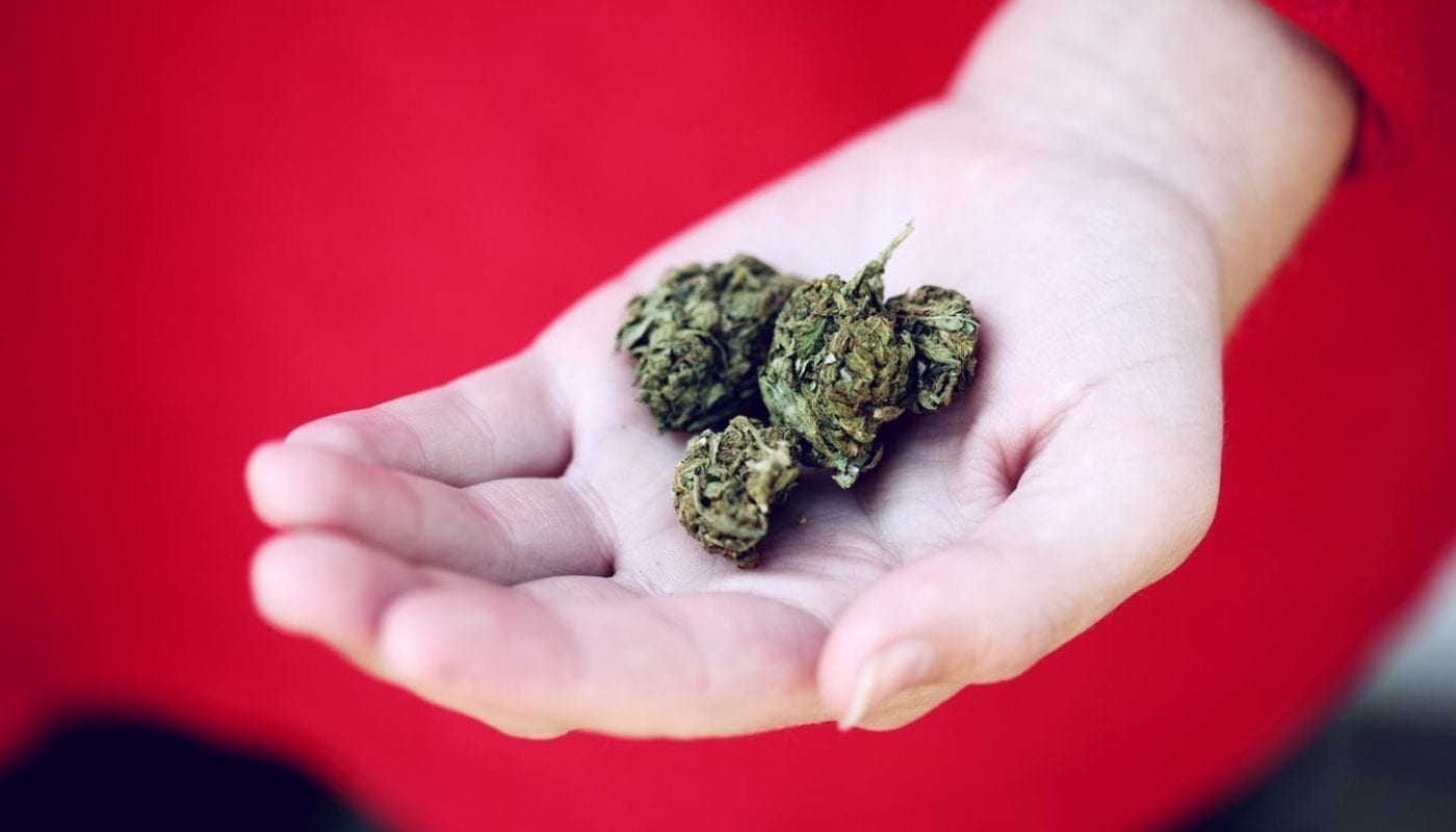 Holding Weed Marijuana