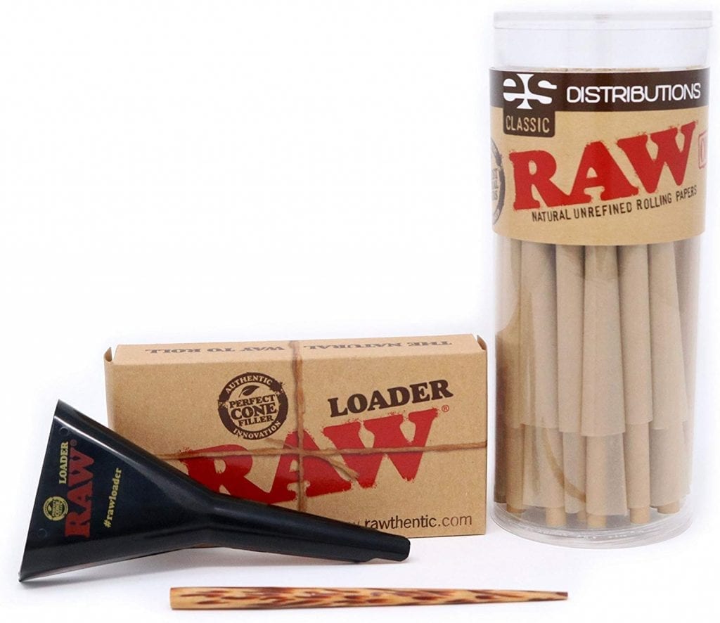 RAW Classic King Size Pre-Rolled Cones with Tips