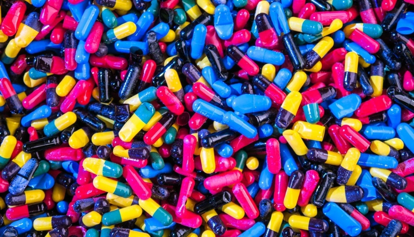 Colorful Pills Drugs